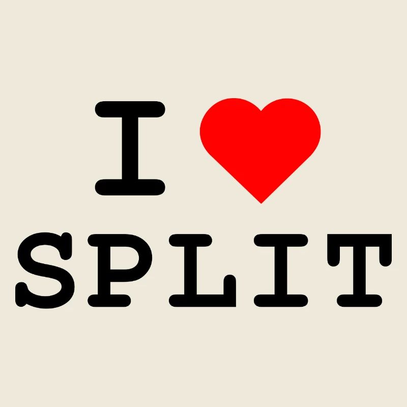 J’adore Split - Ich liebe Split