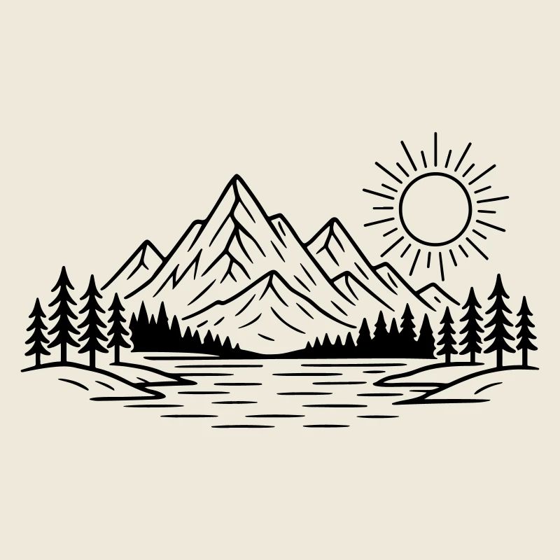 Mountains Nature Forest