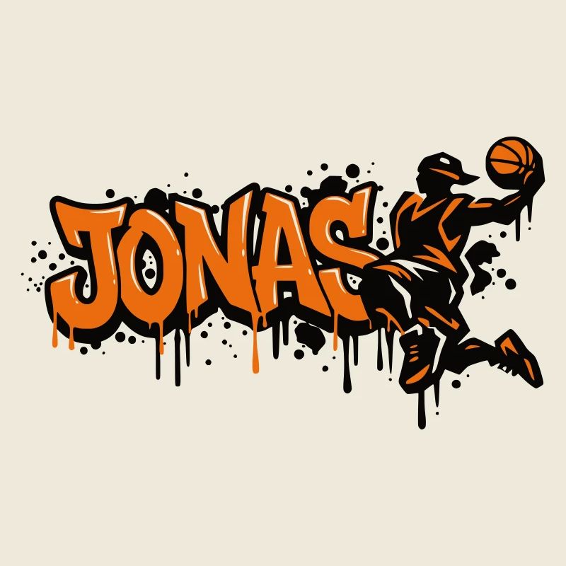 JONAS Graffiti Basket-ball