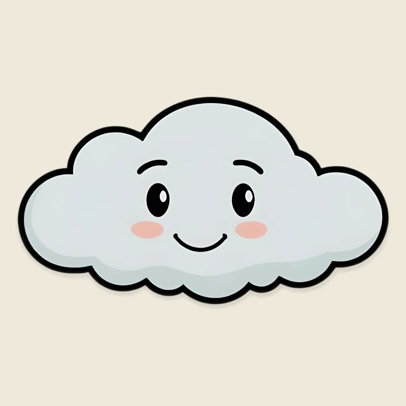 Cuddly cloud friend