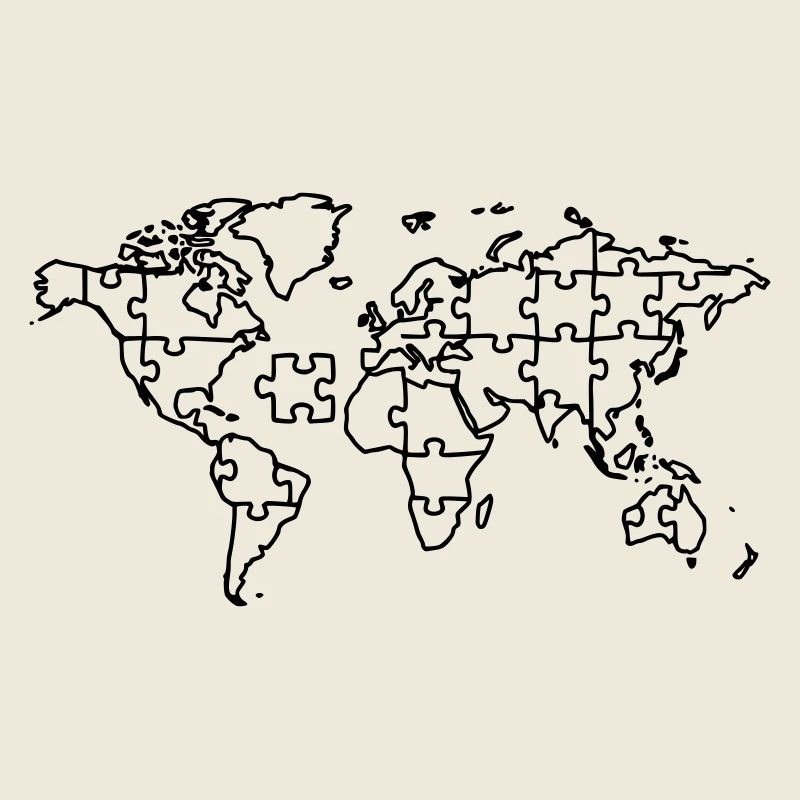 World Map Puzzle Earth Global