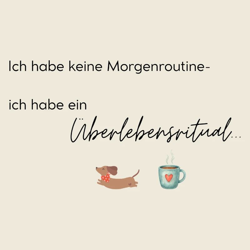 LIEBEVOLL Morgenroutine Dackel 