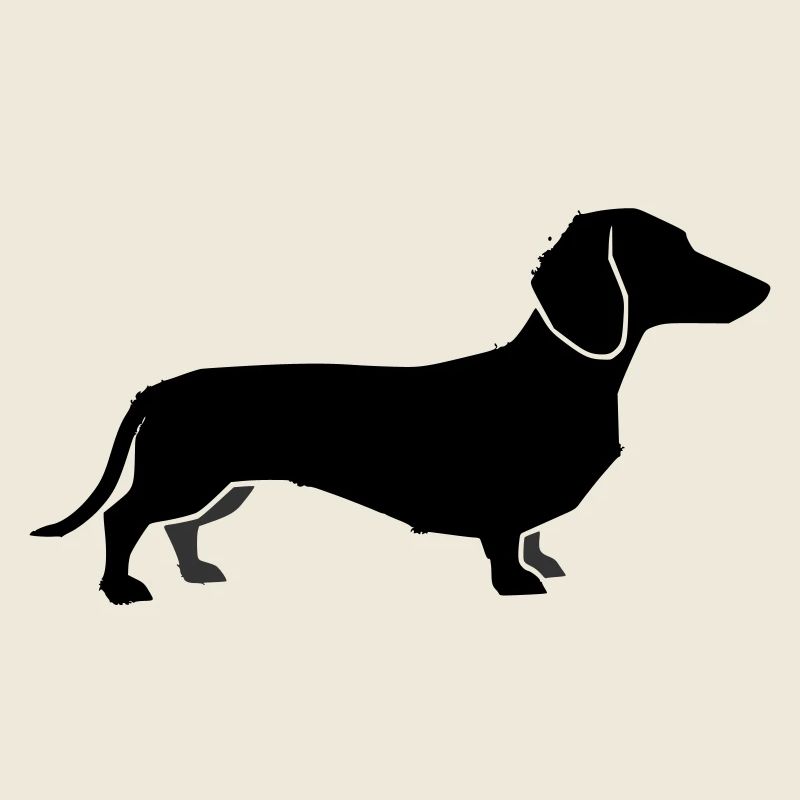 Silhouette du teckel