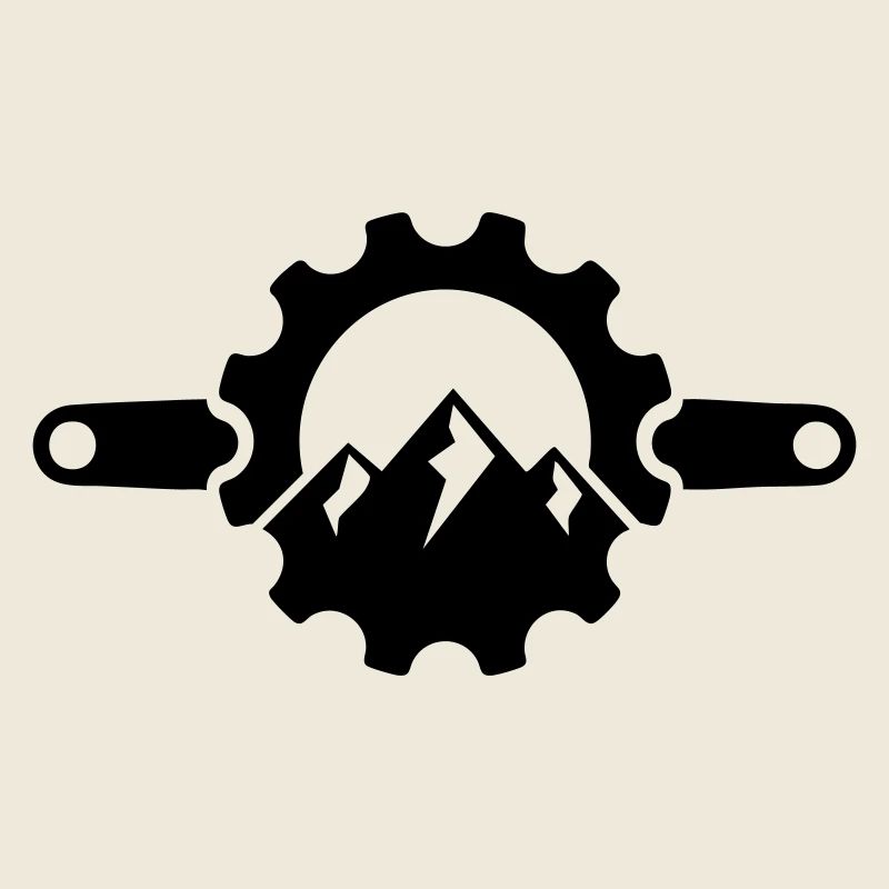 Crank Mountain – Logo du plateau VTT