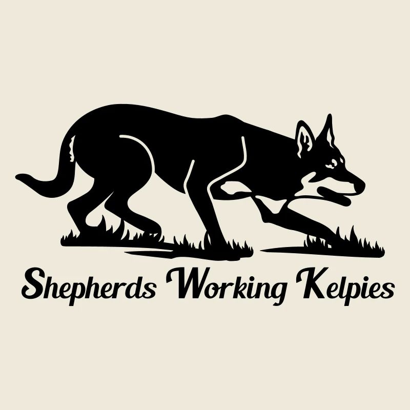 Kelpie - monocolor