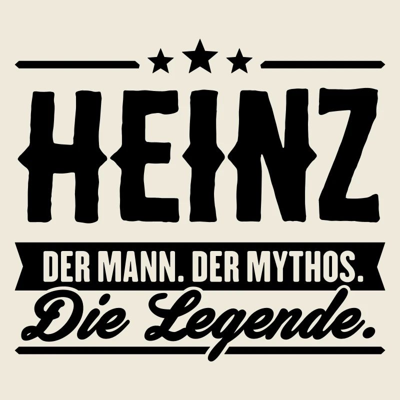 Mann Mythos Legende Heinz