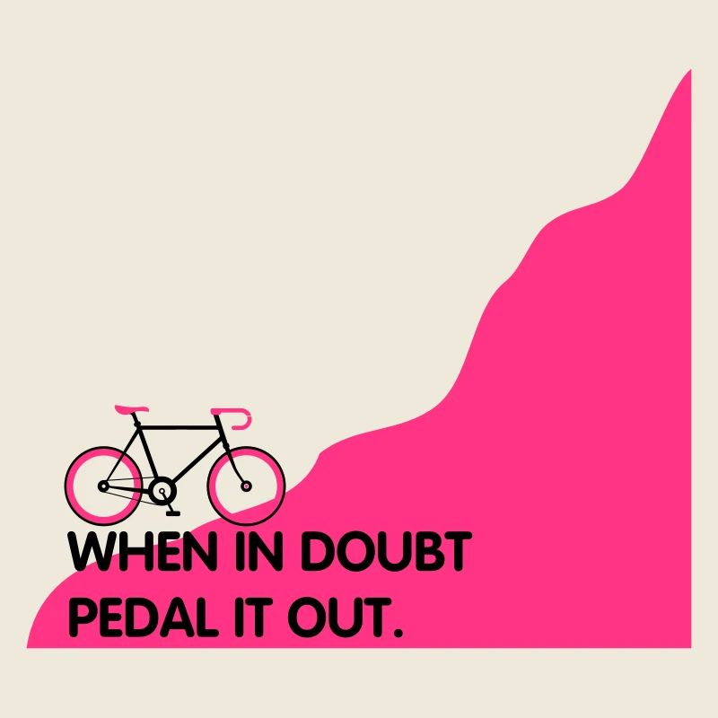When in doubt pedal it out - Radfahrer Lösung