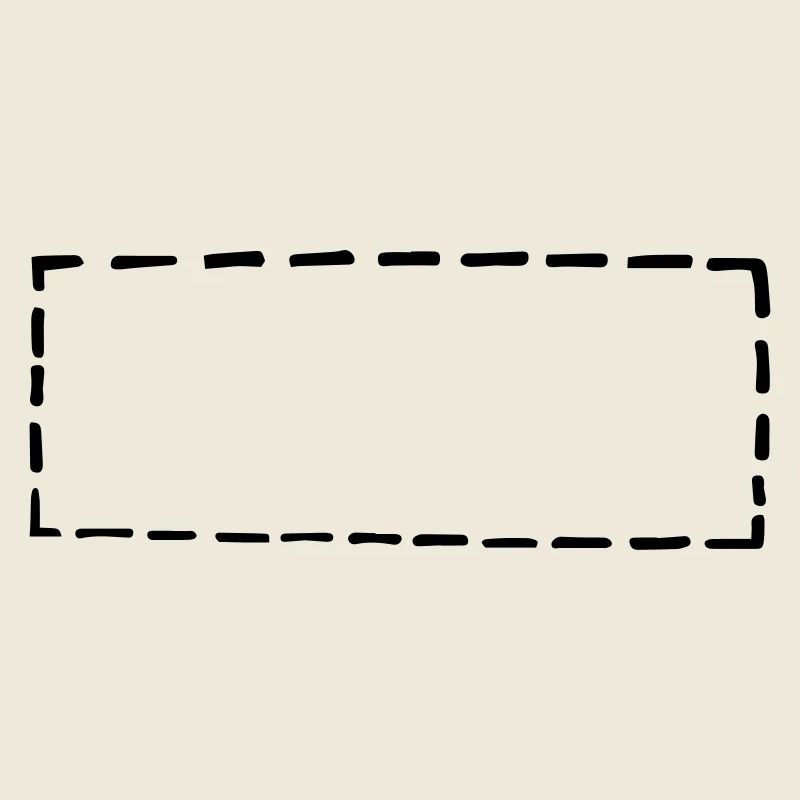 gestricheltes rechteck