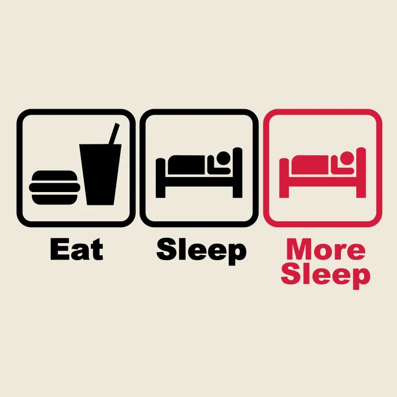 manger, dormir, plus 2c du sommeil