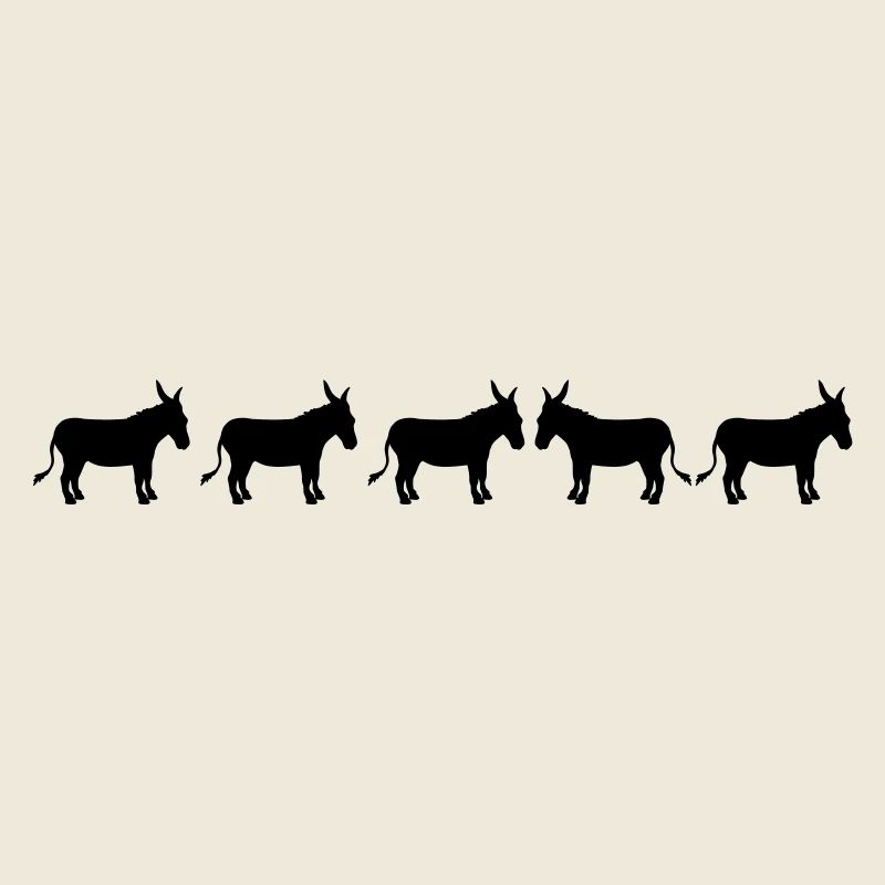 anders be different esel pferd pony klein packesel
