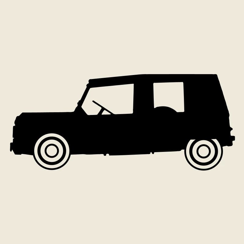 Méhari noire de profil