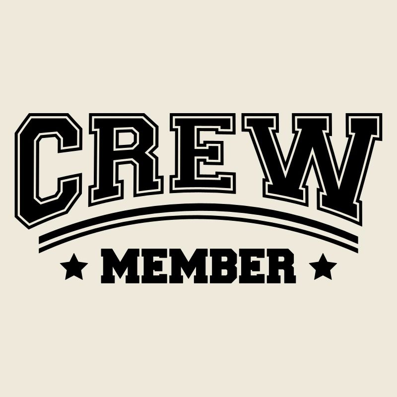 Cool Crew Member Logo Design