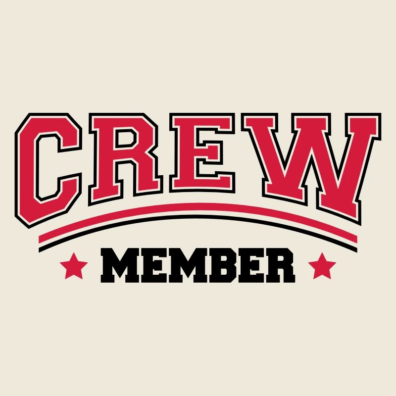Cool Crew Member Logo Design