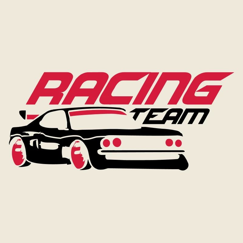 Voiture de l'équipe de course