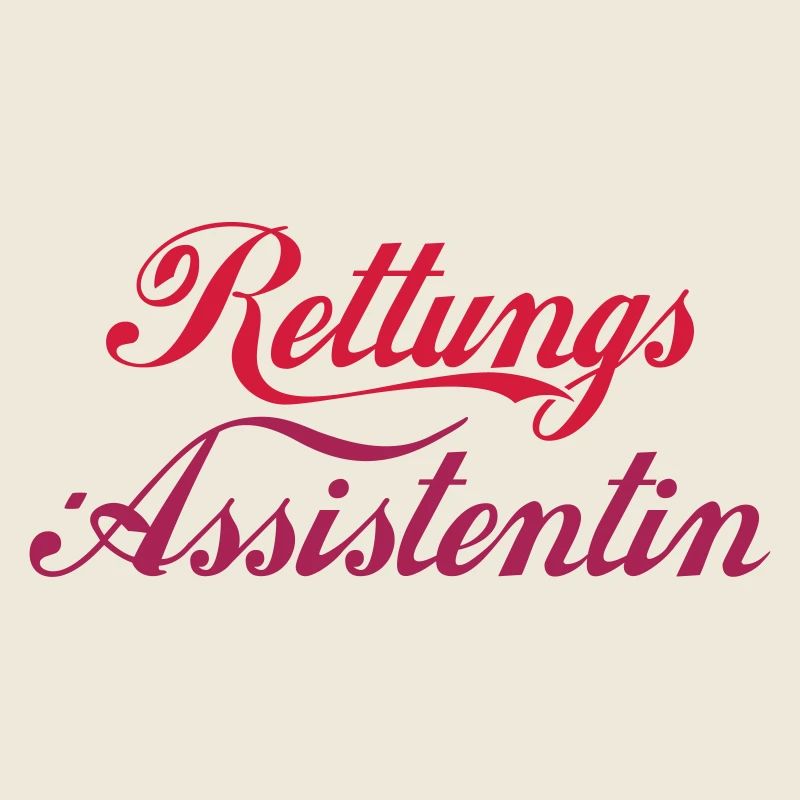 Rettungs-Assistentin mittig