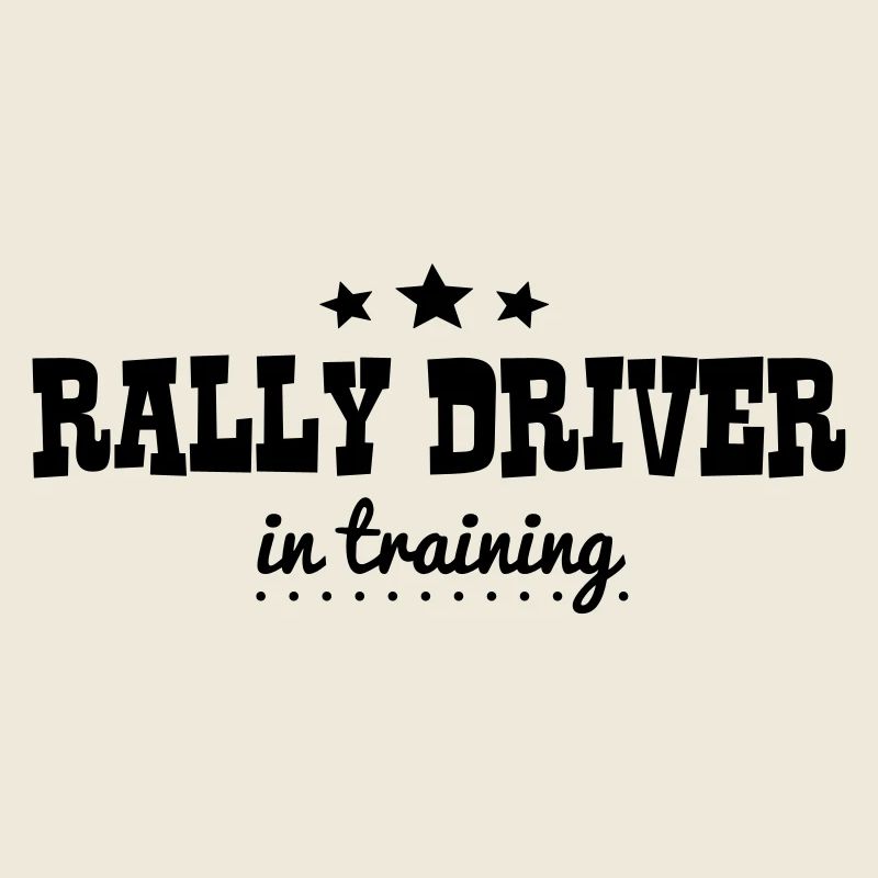 rally driver in training