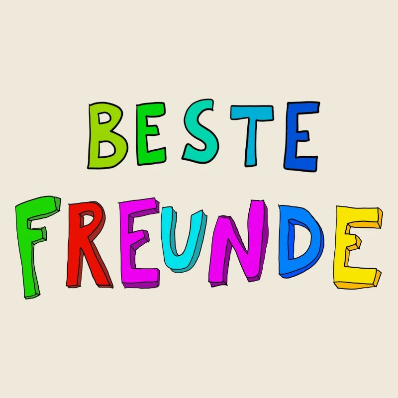 Beste Freunde Farbexplosion