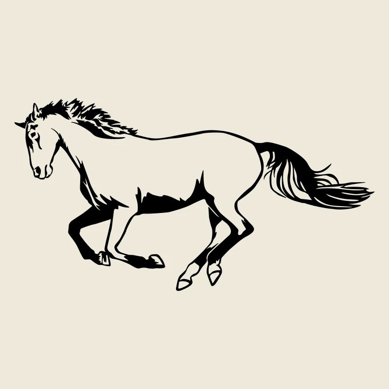 Cheval galopant
