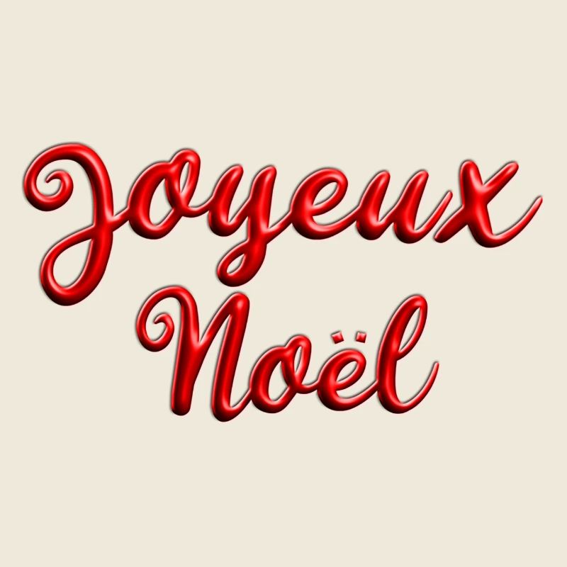 Joyeux Noël Script Rouge
