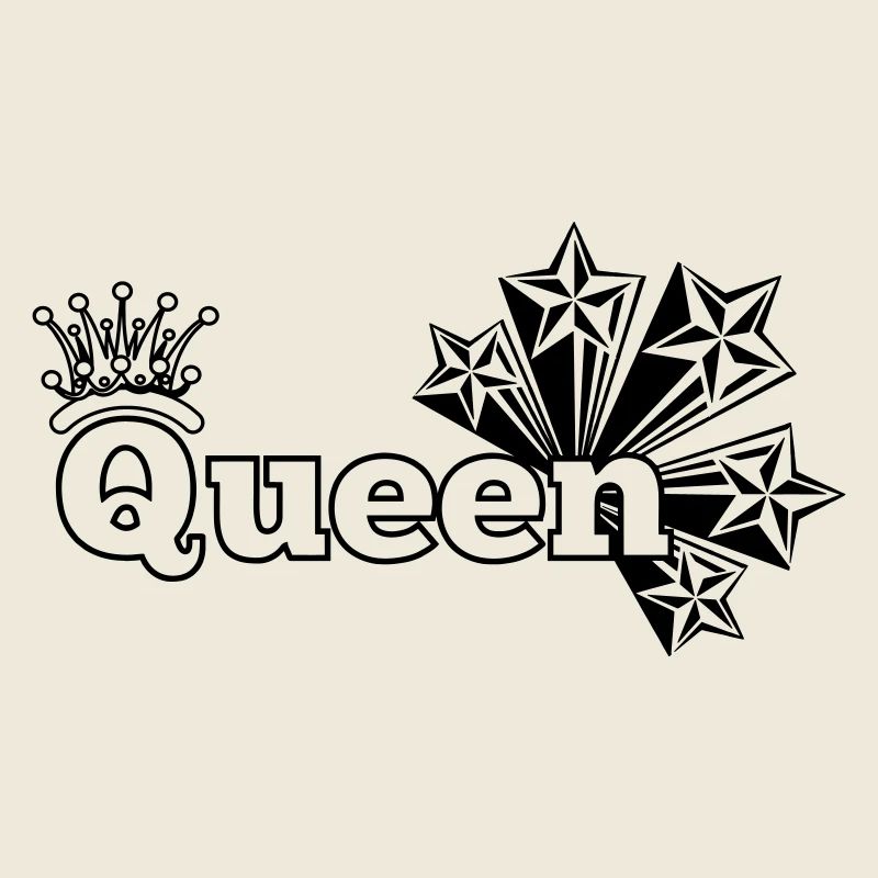 Queen with stars and crown