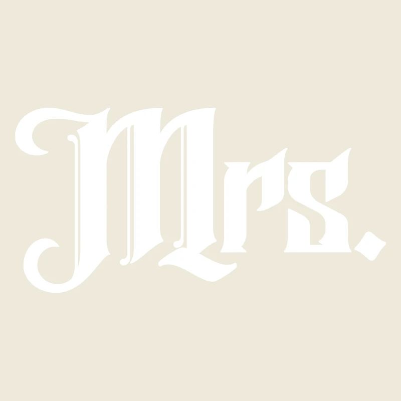 Mrs. Matching Couple Engagement Wedding Honeymoon