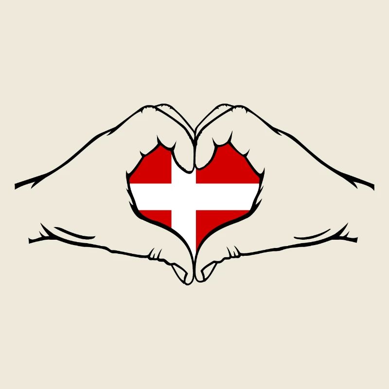 Danemark Forme de coeur