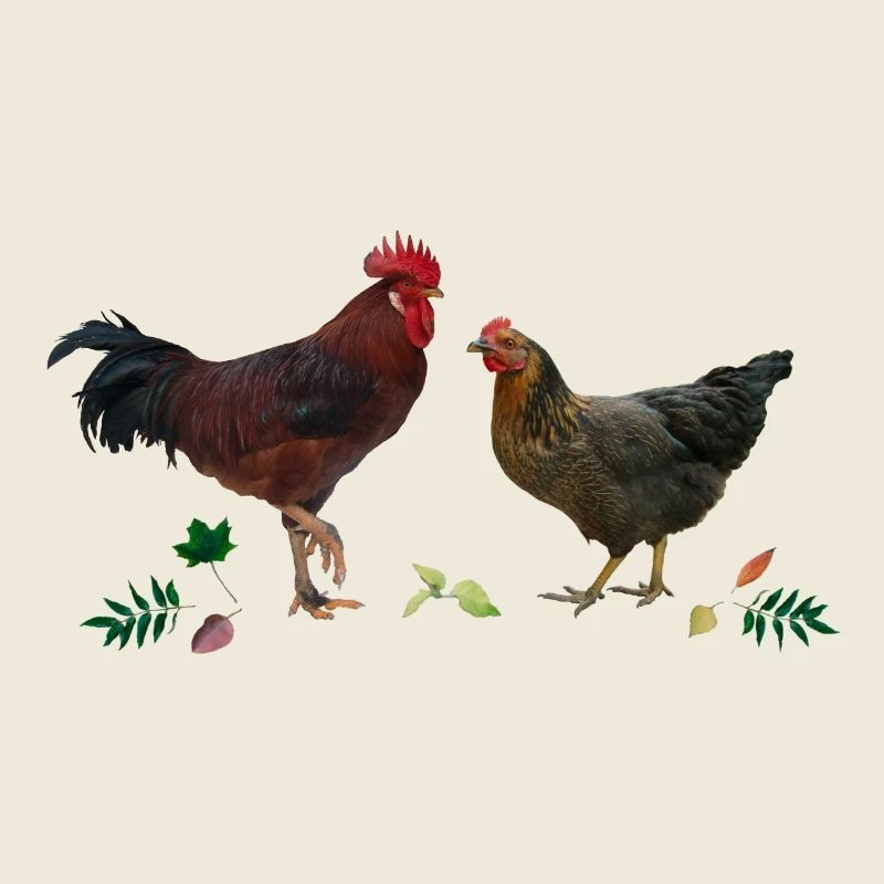 Hahn und Huhn