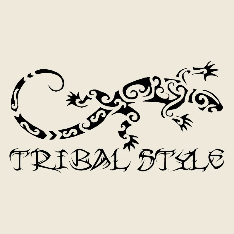 Polynesische schwarze Eidechse