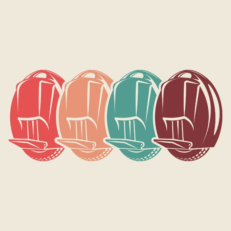 monoroues multicolores Design pour les fans de
