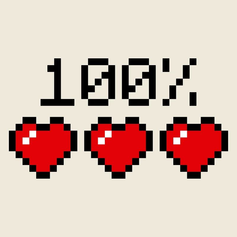 Hundertprozent Statement Partner oder Sportler