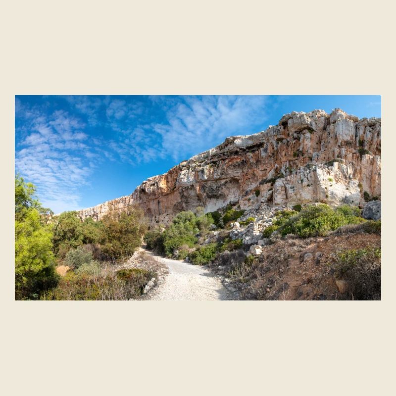 Dingli Felsformation in der Nähe von Dingli Cliffs Malta
