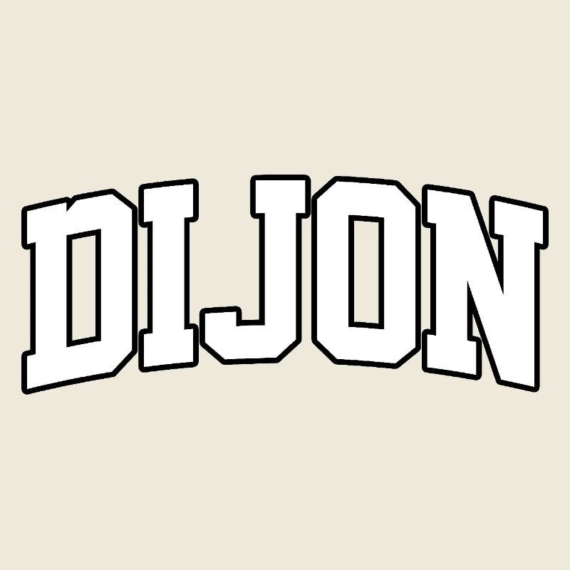 Dijon-Logo: College-Design mit authentischem Stil