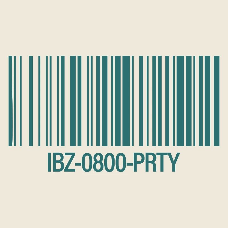 IBZ-0800-PRTY – Billet de fête avec code-barres