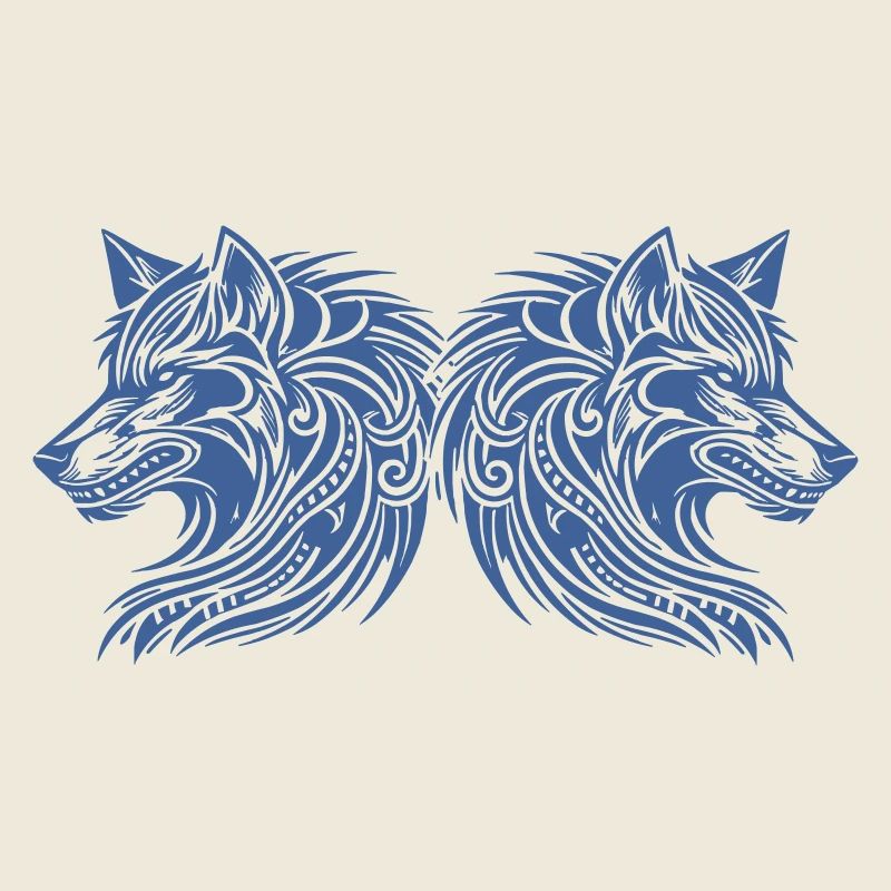 wolf tribal wölfe