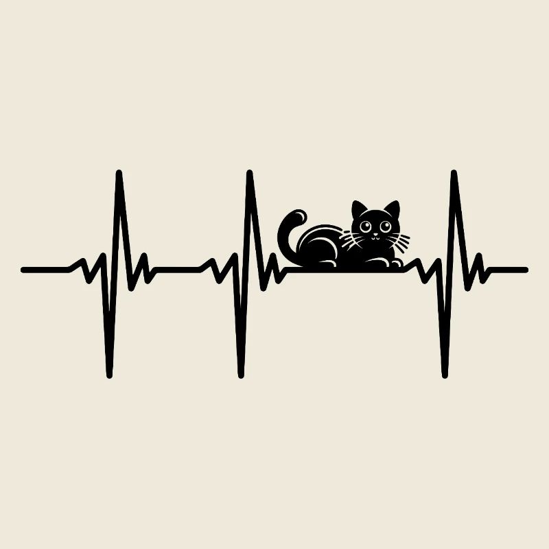 Battement de cœur pour les chatons mignons