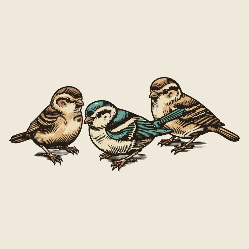 Trois petits oiseaux