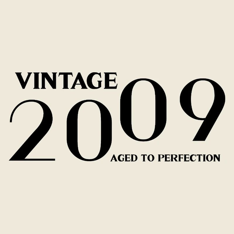 Vintage 2009 aged to perfection
