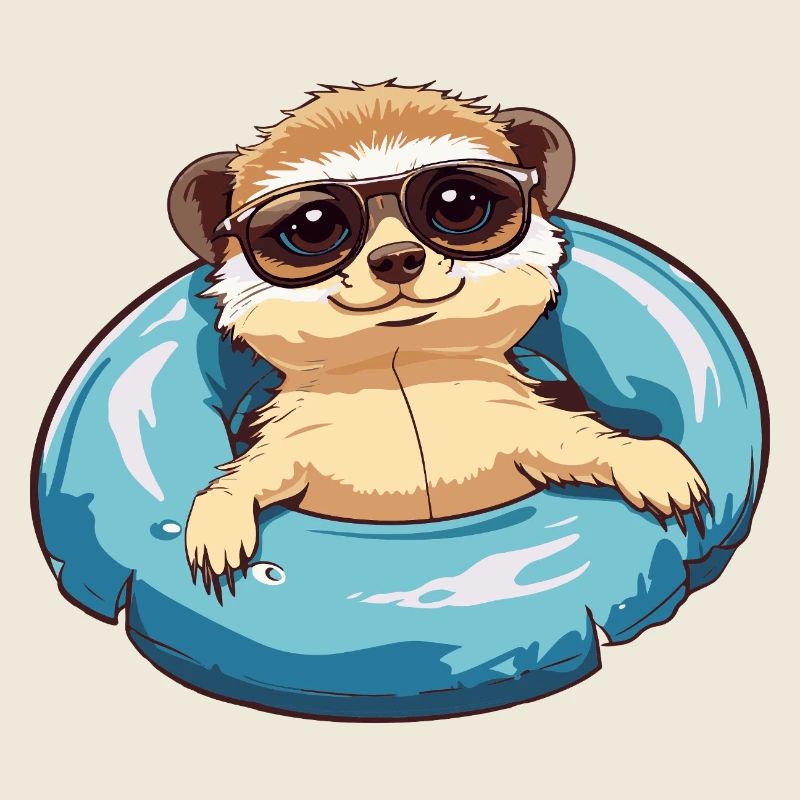 Suricate Bande Dessinée Cool