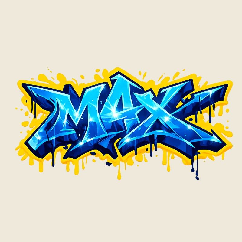 GRAFFITI NAME MAX FOR  PERFECT GIFT PRINTABLE 