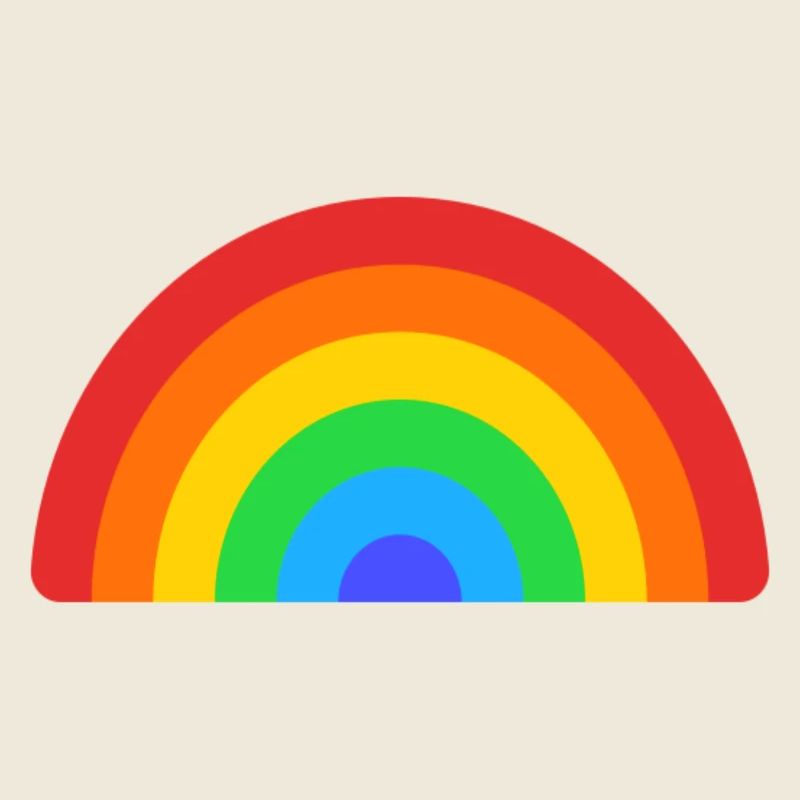 Retro Rainbow Arc