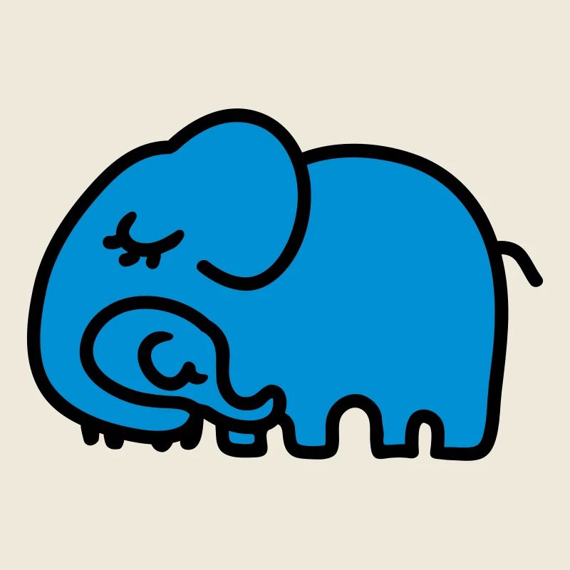 Mutter - Kind Elefant