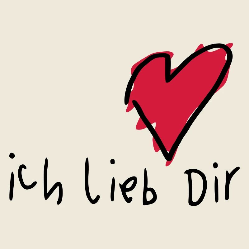 Liebeserklärung 'Ich lieb Dir'