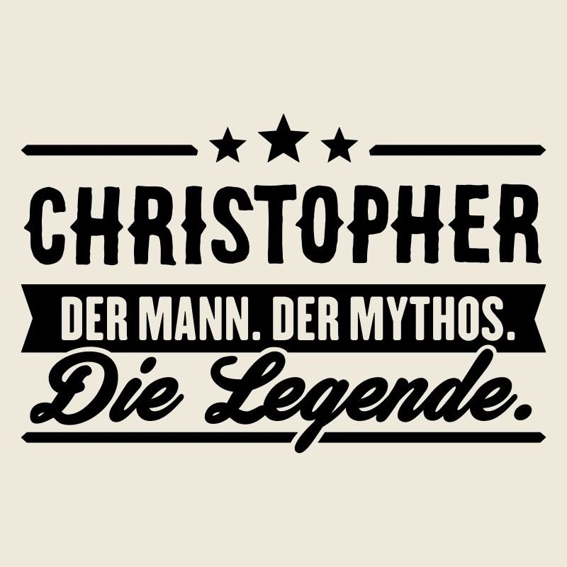 Man Myth Légende Christopher