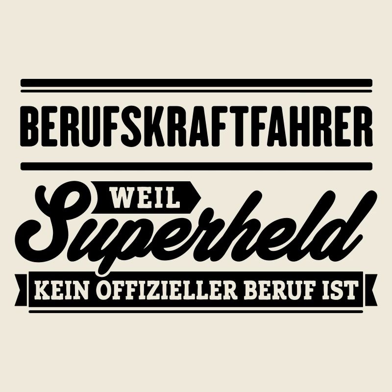 Superheld Berufskraftfahrer