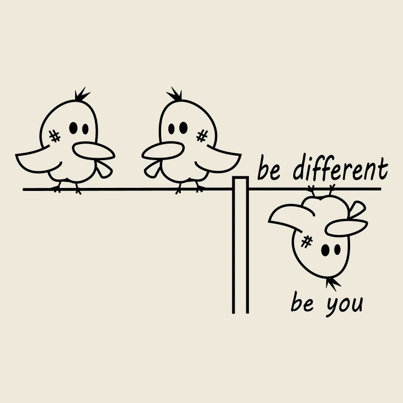be different be you Vogel