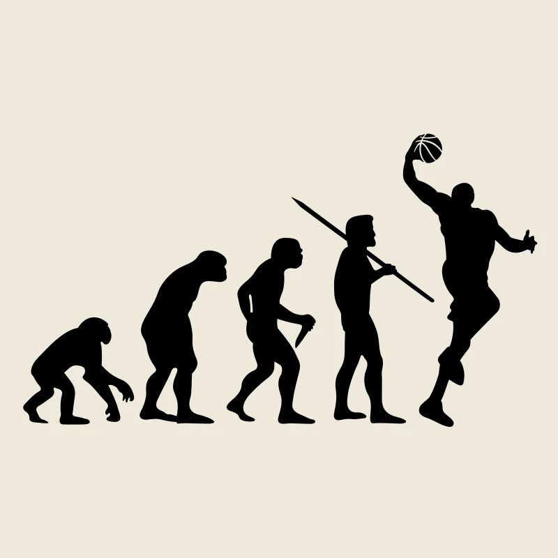 Évolution de l'homme - Basket
