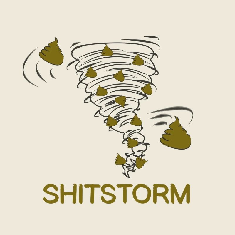 Shitstorm Comic literally