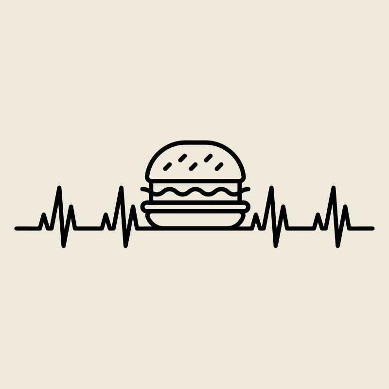 EKG Burger herzschlag