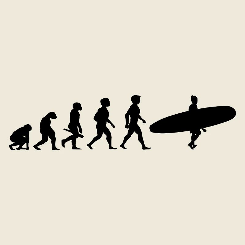 Evolution Surfing Surfer Surfboard Wellenreiten