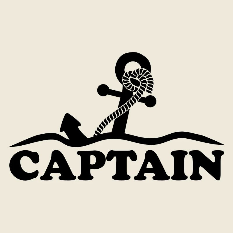 Ancre sous l'eau vagues capitaine conception